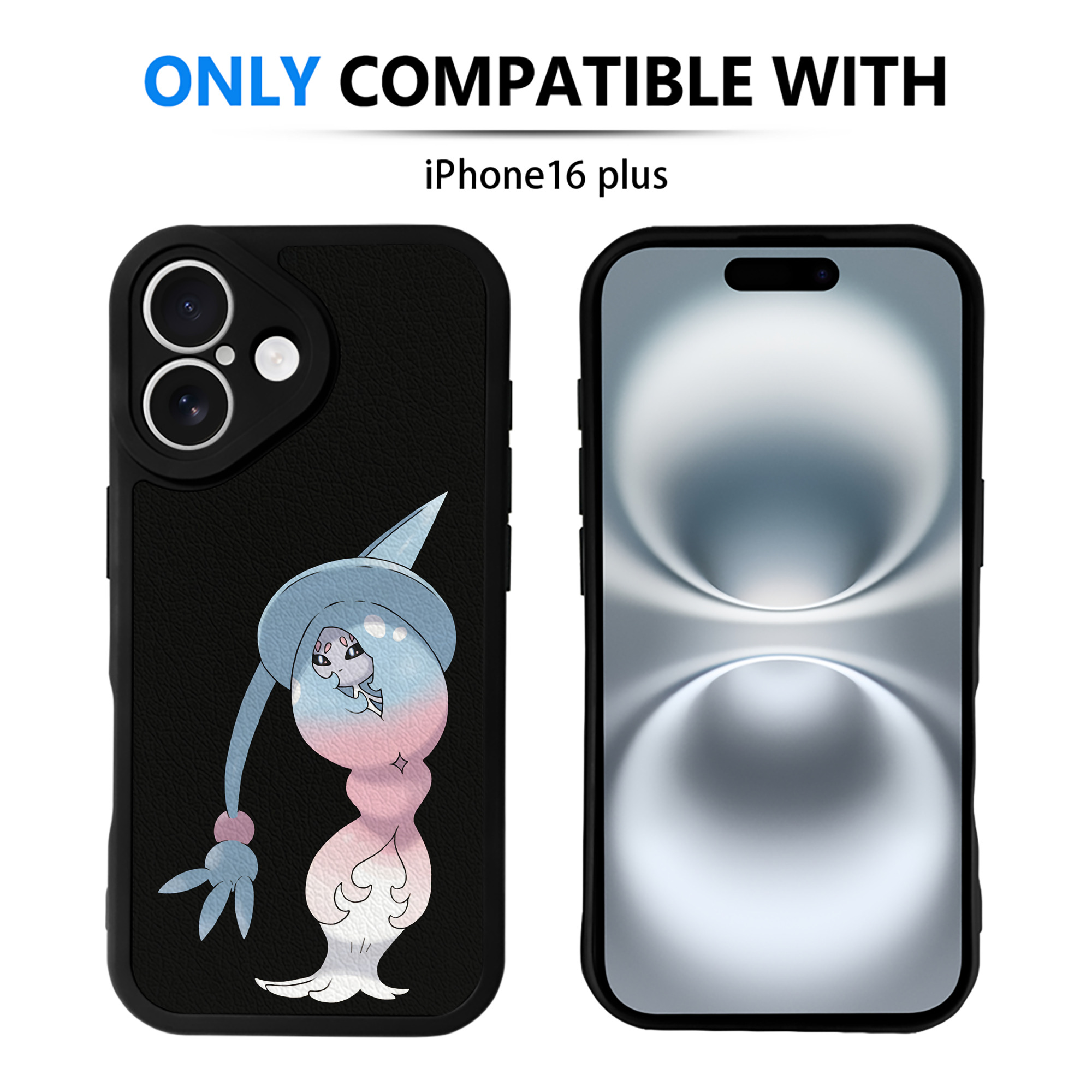 （画像用） ポケットモンスター Pokémon 【iPhone 16シリーズ対応】シリコンスマホケース（レザー調） 材質：シリコン
